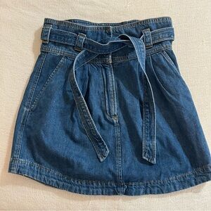 Aritzia Wilfred Free Denim Mini Skirt